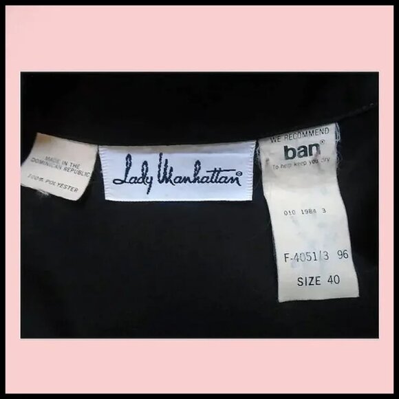 Plus Size Black Blouse & Belt, Balloon Sleeves, TEN Blouses in One! 70s Vintage - Picture 7 of 13